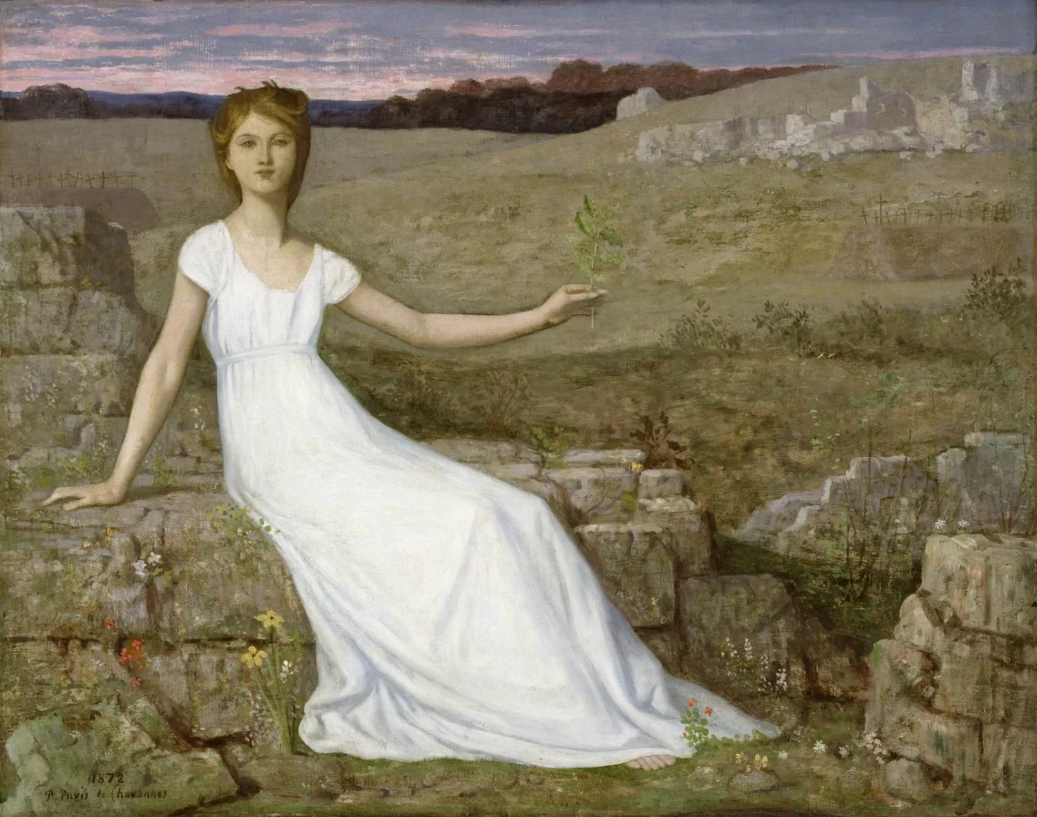 Pierre Puvis de Chavannes - 129, Speranza, Walters Art Museum, Baltimore